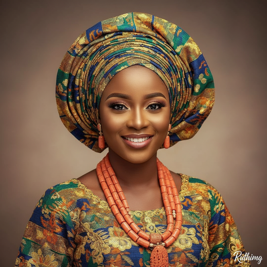 Nigerian Traditional Outfits with Ruthimg